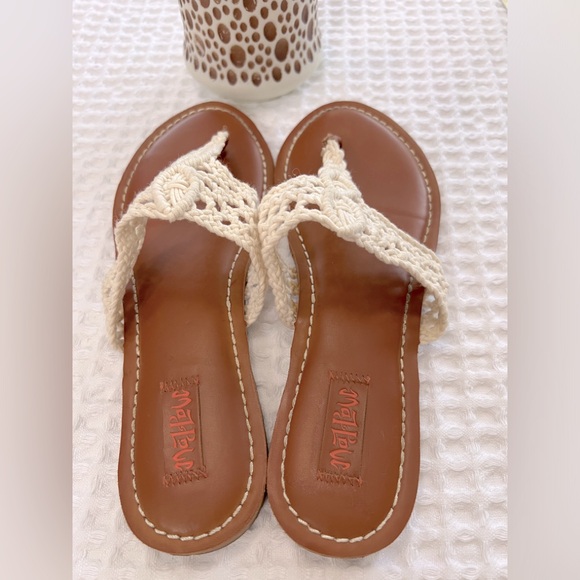 Mad Love Crochet Slip-on Flat Sandals;Size:8 - Picture 4 of 5